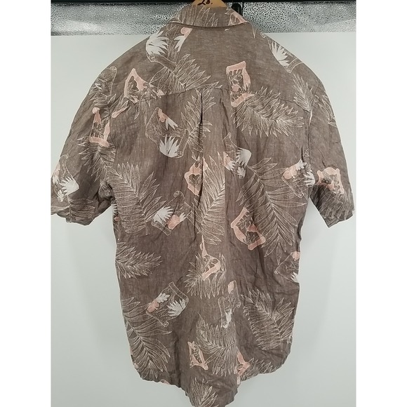 Cooke Street Honolulu Short Sleeve Hawaiian Shirt Mens Medium Button Up Floral - Picture 5 of 5